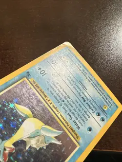 Lapras 10/62 Holo Pokemon TCG Fossil HP/DMG - Image 2
