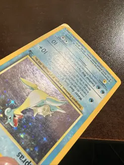 Lapras 10/62 Holo Pokemon TCG Fossil HP/DMG - Image 3