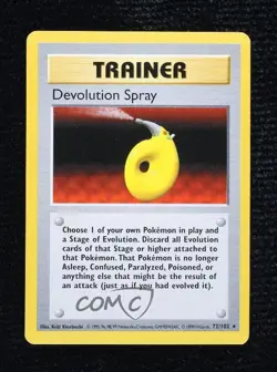 Devolution Spray Shadowless Pokemon Base Set #72 1999 - Image 1