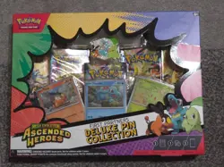 Pokemon TCG Ascended Heroes First Partners Deluxe Pin Collection NEW - Image 1