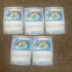 Poke Pad Pokemon Playset TRAINER Pokemon - 5x cards - Image 1