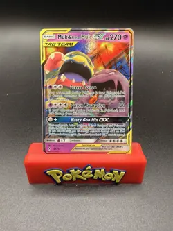 Pokemon Muk Alolan Muk GX Holo Card 61/214 Ultra Rare SM Unbroken Bonds NM/M - Image 1