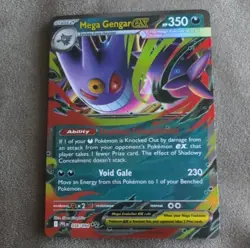 Pokemon Mega Gengar EX 056/094 Me02: Phantasmal Flames Double Rare Holo 350 HP - Image 1