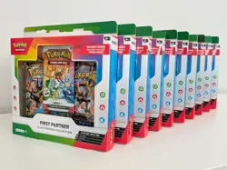 Pokemon First Partner Illustration Collection Series 1 - (Brand New, Lot of 10) - Image 1