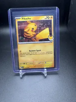Pikachu 051/162 Pokemon Day 2026 30th Anniversary Stamped Promo Pokemon TCG - Image 1
