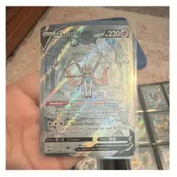 Pokemon Zacian V GG48/GG70 Crown Zenith Galarian Gallery Ultra Rare Holo 220 HP - Image 1