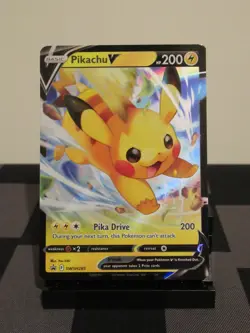 Pokemon TCG Pikachu V Swsh285 Swsh: Sword & Shield Promo Cards Holo - Image 1