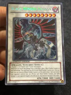 Black-Winged Dragon - CT07-EN002 - Secret Rare (NM) - Yugioh - Image 1