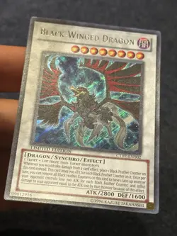 Black-Winged Dragon - CT07-EN002 - Secret Rare (NM) - Yugioh - Image 2