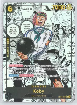 Koby (Manga) EB04-044 One Piece Adventure on Kami's Island Super Rare Near Mint - Image 1