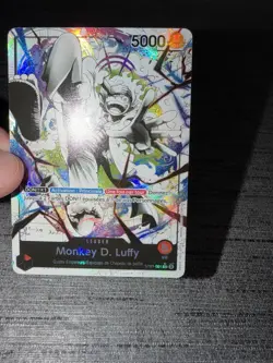 Carte One Piece Monkey.D.Luffy ST21-001 Leader Alt Art Deck Gear 5 Francais - Image 3