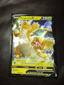 Dragonite v SWSH235 Sword & Shield Promo Holo Card Near Mint Condition - Image 1