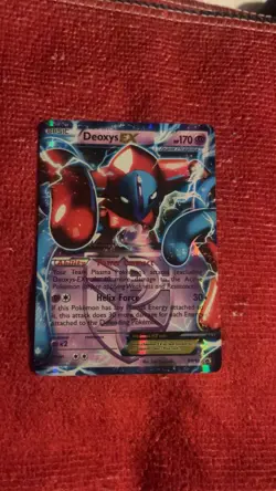 Deoxys EX Black Star Promo Team Plasma Holo Pokemon Card BW82 HP170 - Image 1
