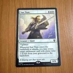 Sun Titan - N/M - Murders At Karlov Manor - MTG Magic The Gathering - Image 1