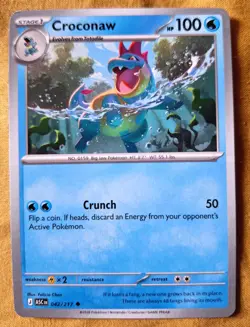 17p Auctions: Croconaw 42/217 Uncommon Regular ME: Ascended Heroes - Pokemon TCG - Image 1