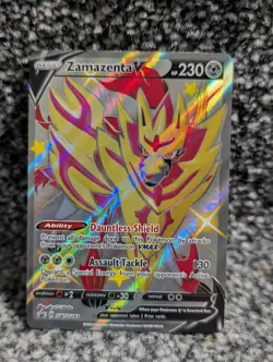 Zamazenta V SWSH293 Holo Full Art Black Star Promo Sword Shield Pokemon #D - Image 1