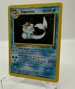 Vaporeon 12/64 Unlimited Jungle Pokemon TCG Holo NM! - Image 3