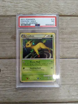 PSA 7 Graded Leafeon - Holo Call Of Legends 2011 Pokemon #13 - Image 1