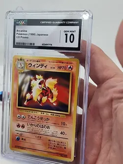 Arcanine CGC 10 Japanese CD Promo 1998 059 Growlithe Pokemon *CCGHouse* - Image 5
