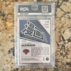 Panini Prizm Black Manga Jalen Brunson #13 PSA 10 2024-25 New York Knicks🔥🔥 - Image 2