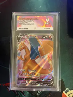 Ace 9 Charizard v SWSH050 Black Star Promo Etb - Image 1