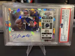 2022 Contenders Optic Malik Willis Cracked Ice Auto PSA 10 - Image 1