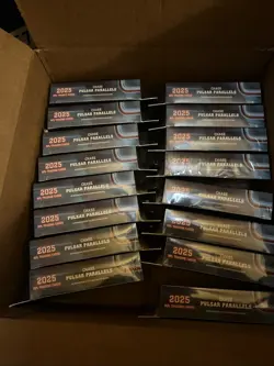 2025 Topps Chrome Football Hanger Box Sealed Lot Of 16 | IN HAND | SHIPS ASAP - Image 1