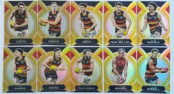 2026 Select Footy Stars Luminous Team set - ADELAIDE CROWS (10 Cards) - Image 1