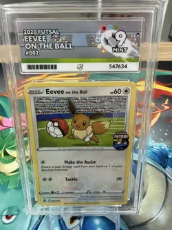 Eevee On the Ball Futsal Promo Card 002/005 Pokemon Card ACE 9 - Image 1