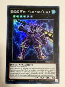 YUGIOH- D/D/D Wave High King Caesar - OP24-EN009 - Super Rare - 1st Edition - Image 1