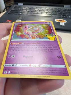 Mew 011/025 Celebrations 25th Anniversary Stamped Holo Rare NM Pokemon Card - Image 3