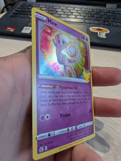 Mew 011/025 Celebrations 25th Anniversary Stamped Holo Rare NM Pokemon Card - Image 4