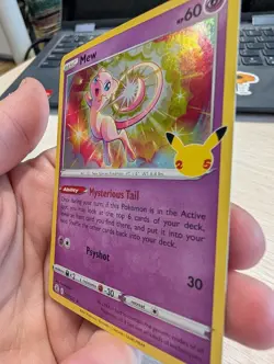 Mew 011/025 Celebrations 25th Anniversary Stamped Holo Rare NM Pokemon Card - Image 5