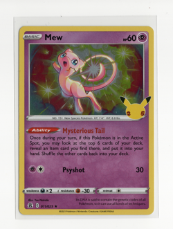 Pokemon Celebrations - Mew Holo Rare 011/025 - 25th Anniversary Set NM - Image 1