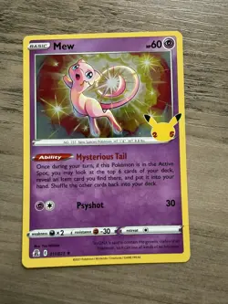 Mew (011/025) Holo Rare | Pokemon TCG Celebrations 25th Anniversary - Image 1