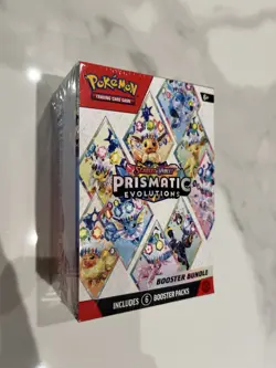 Pokemon TCG Prismatic Evolutions Booster Bundle New Sealed (6 Booster Packs) - Image 1