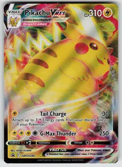 Pikachu VMAX 286/SWSH286 SWSH Promo Promo Holo Pokemon Card NM - Image 1