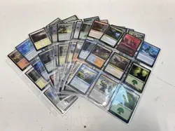 Mixed Magic: The Gathering Trading Card Bundle (9 Card Sheets) - Image 1