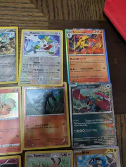 28 Pokemon Card Lot Holos + Reverse Holos Radiant Hawlucha Riolu Scyther Drampa - Image 4