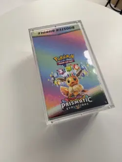 Pokemon TCG: PRISMATIC Evolutions Booster Bundle DISPLAY Case | NEW & SEALED !!! - Image 1