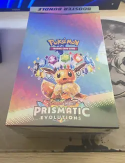 Pokemon TCG: Prismatic Evolutions Booster Bundle Display Case | New & Sealed - Image 1