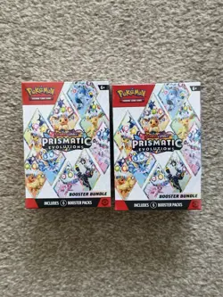 Pokemon TCG: Prismatic Evolutions Booster Bundle x2 (NEW & SEALED) - Image 1