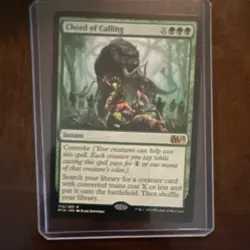 Wizards of the Coast Chord of Calling Rare Green Instant Core Set 2015 M15 - Image 1
