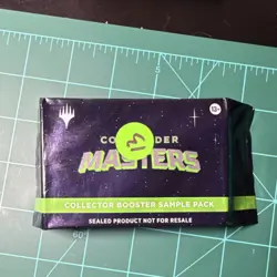 Commander Masters Collector Booster Sample Pack Magic: The Gathering English - Image 1