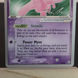 Mew ex 88/92 EX Legend Maker 2007 World Championships Non Holo Pokemon TCG - Image 4