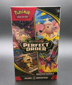 Pokemon TCG Mega Evolution Perfect Order Booster Bundle New Sealed - Image 1