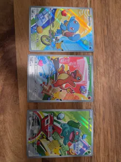 Pokemon TCG First Partner Illustration Collection Series 1 Kanto GEN 1 Starters - Image 1