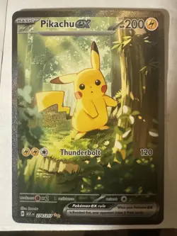 Pokemon Pikachu EX 276/217 SIR Ascended Heroes NM - Image 1