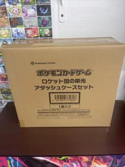Pokemon TCG Glory of Team Rocket Japanese Attache Case Briefcase SEALED - Image 1