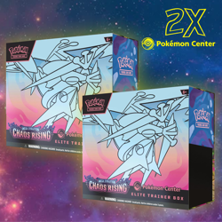 SET OF 2 Chaos Rising Pokemon Center Elite Trainer Box (**CONFIRMED PRESALE**) - Image 1